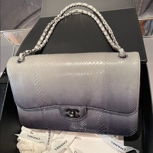 Chanel Jumbo Python Bag Rare